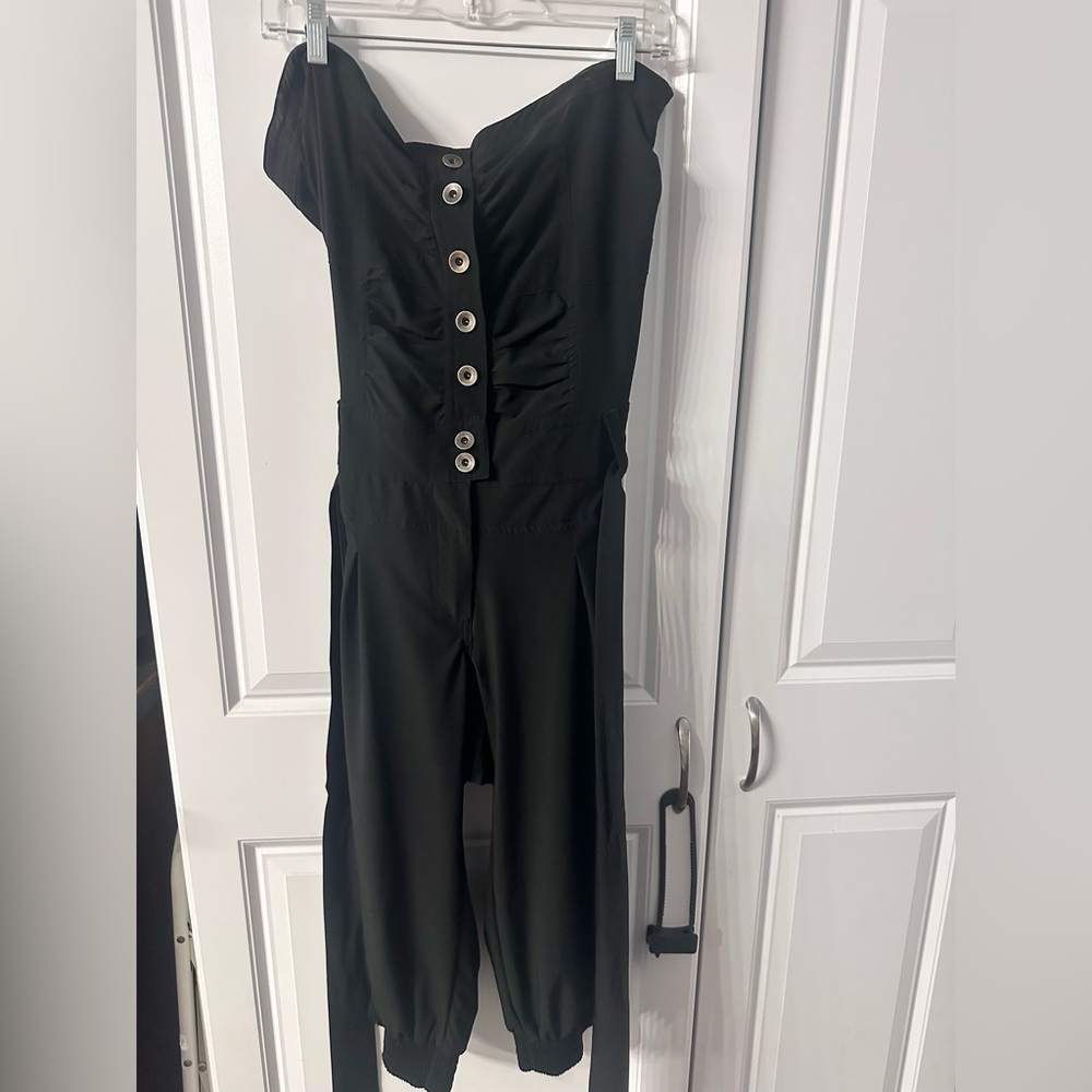 Strapless Black Jumpsuit size 1x